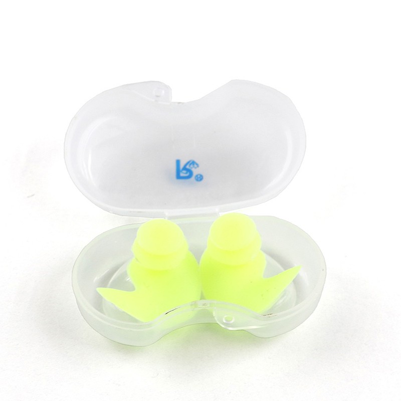 Ear  Plugs Üzgüçülük Qulaqlığı 1 cüt Qulaq Tıxacları